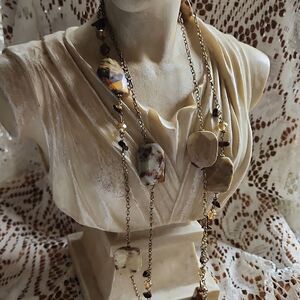 Vintage Pier 1 Natural Stone Necklace